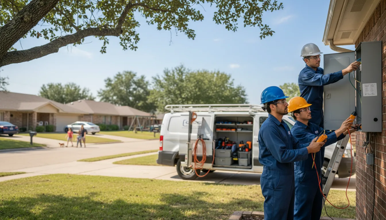 Certified electrician providing emergency electrical services in Lockwood, MT